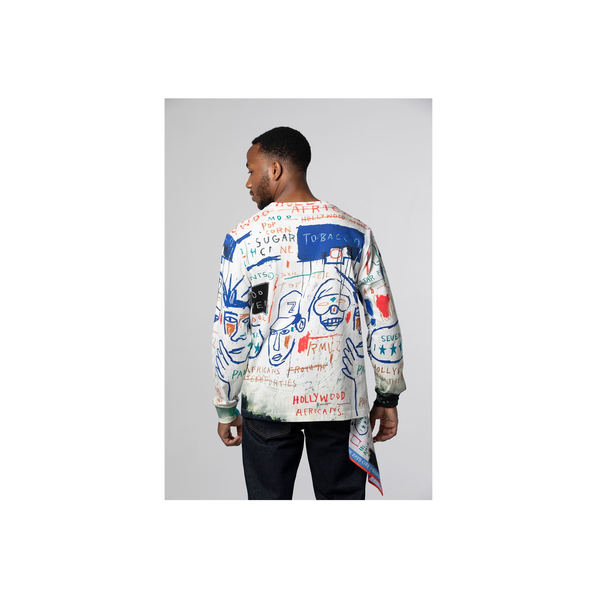 Basquiat "Hollywood Africans" Long Sleeve T-shirt