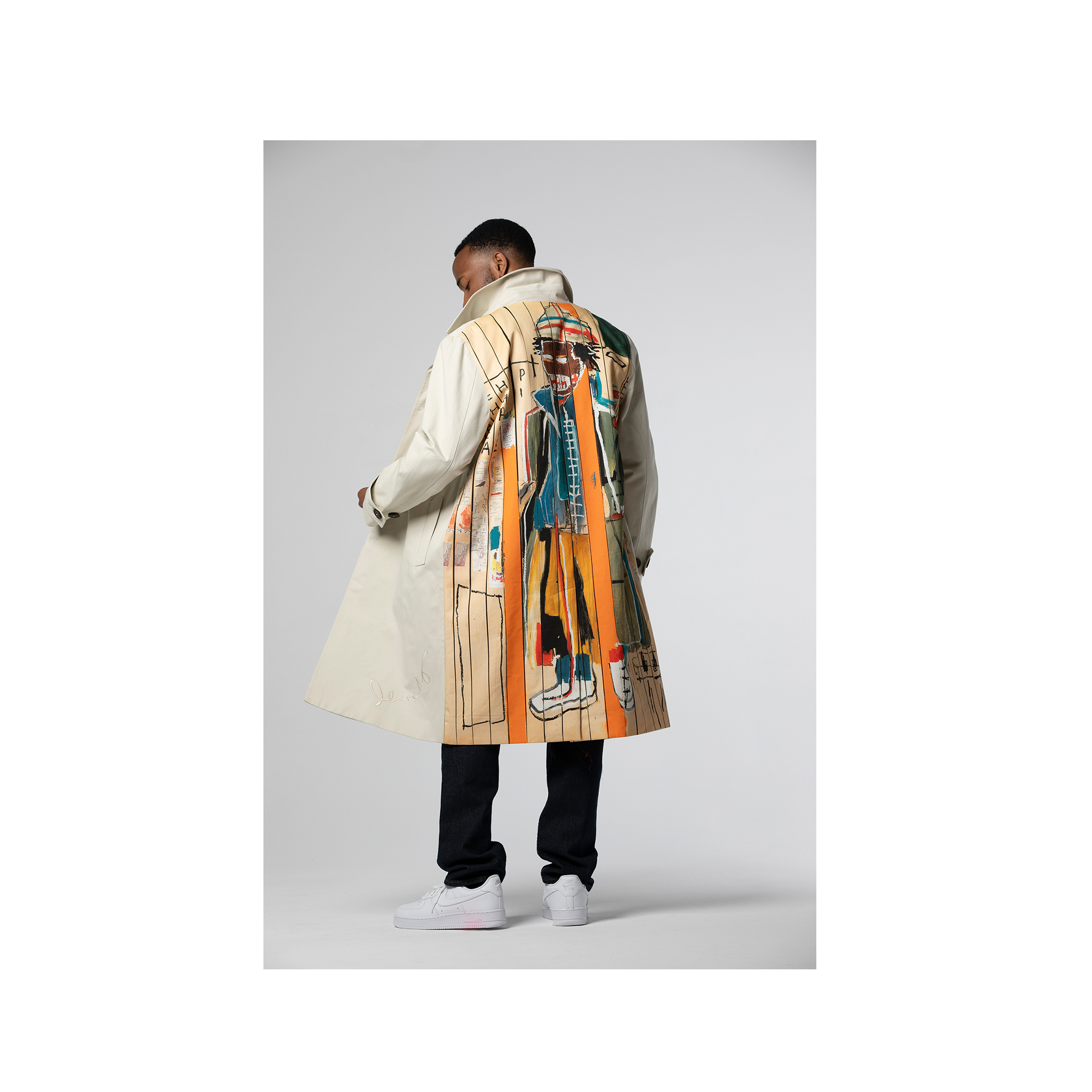 Basquiat “Anthony Clarke” Trench Coat