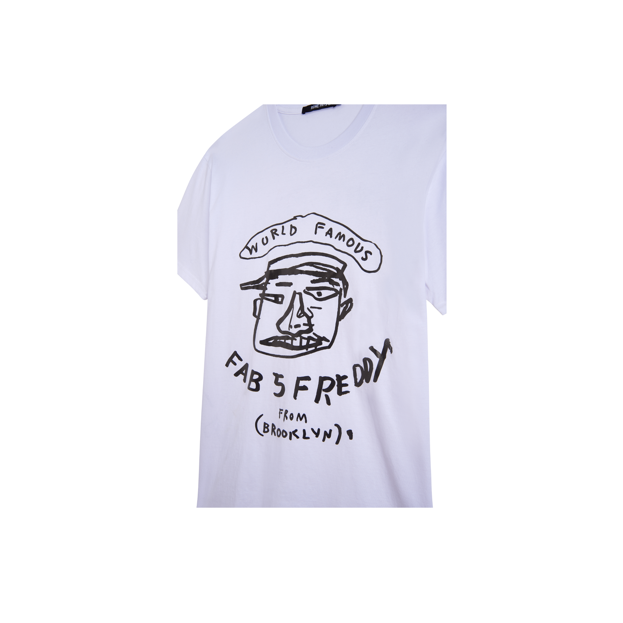 Basquiat “Fab Five Freddy” T-shirt, White