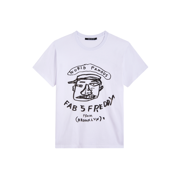 Basquiat "Fab Five Freddy" T-shirt, White