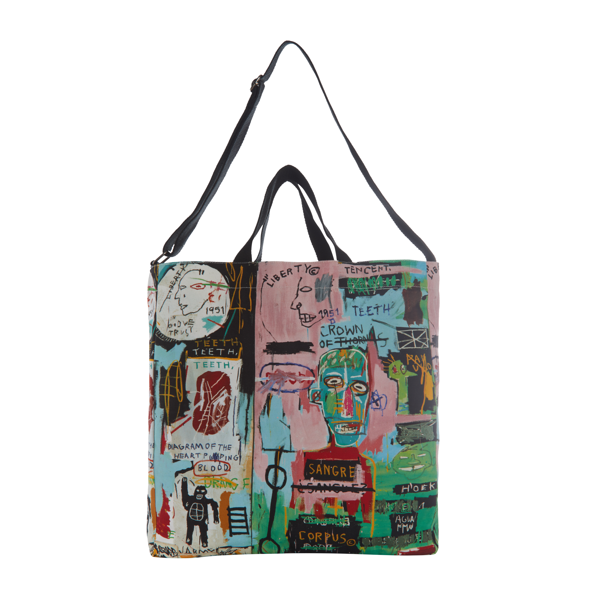 Jean-Michel Basquiat “In Italian” Crossbody Bag