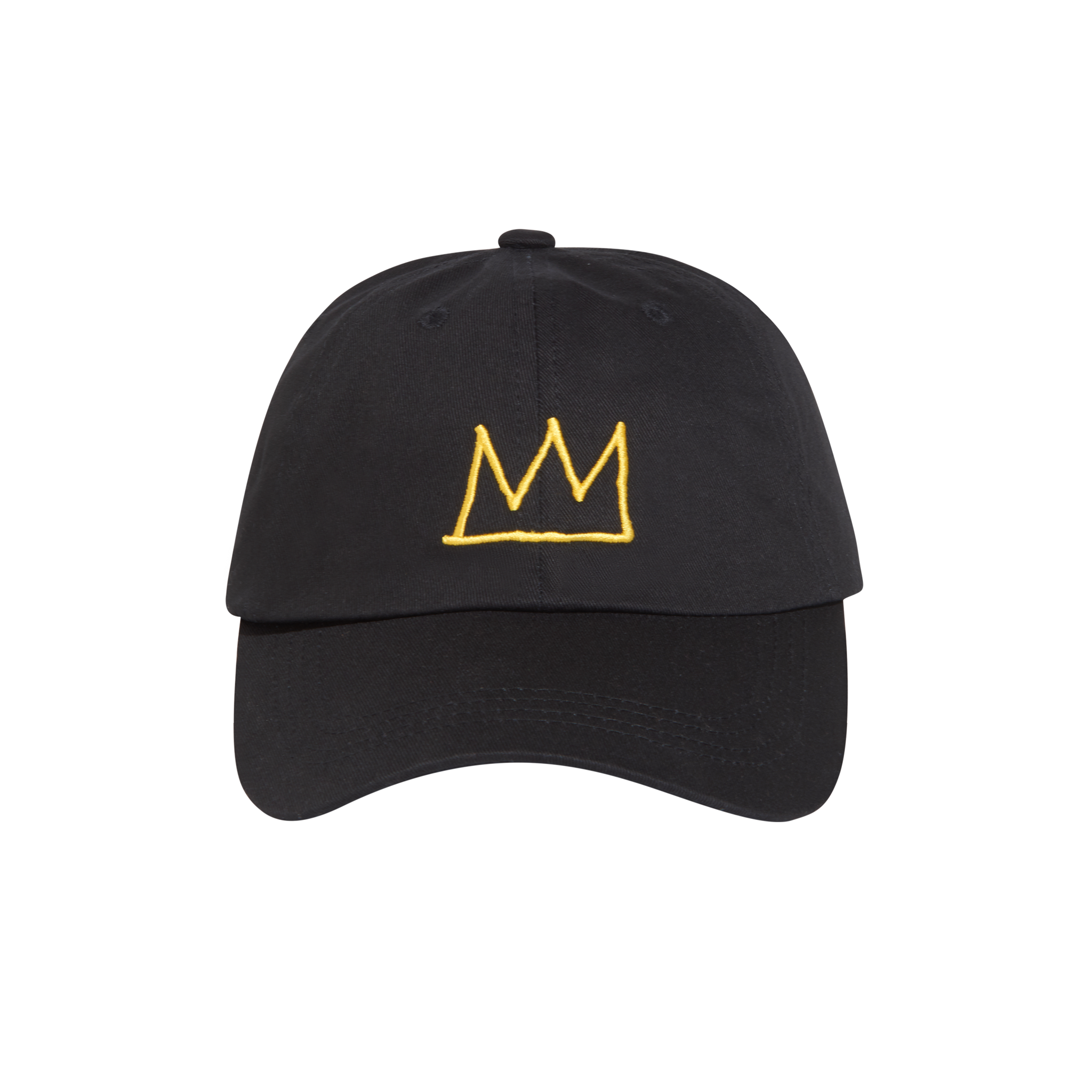 Basquiat Gold Crown Dad Cap