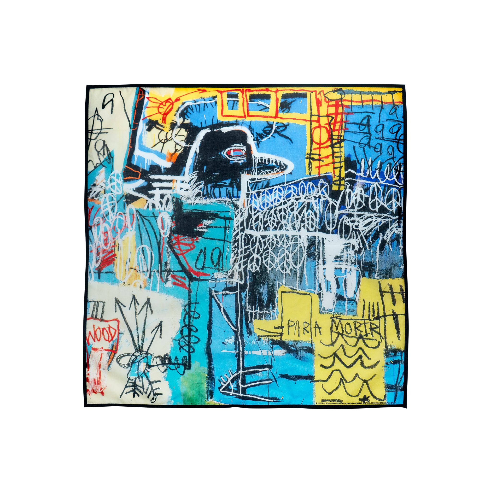 Jean-Michel Basquiat “Bird on Money” Bandana