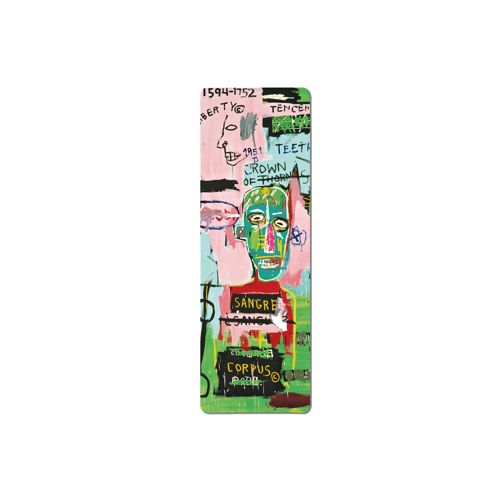 Basquiat “In Italian” Rubber Exercise Mat