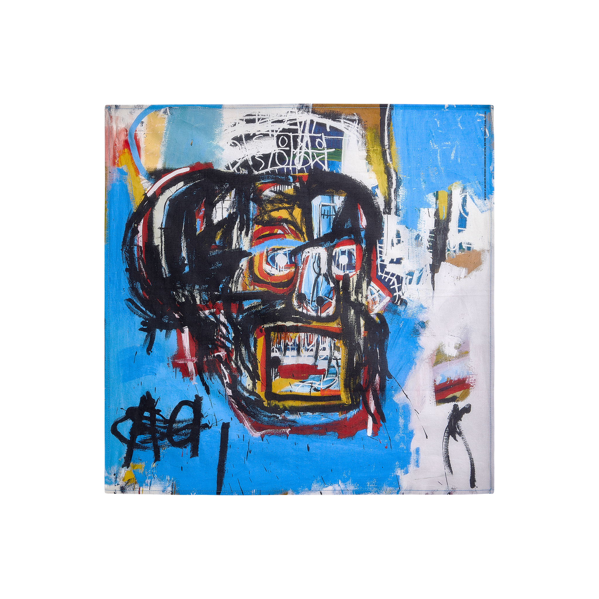 Basquiat “Untitled, 1982 (Skull)” Bandana