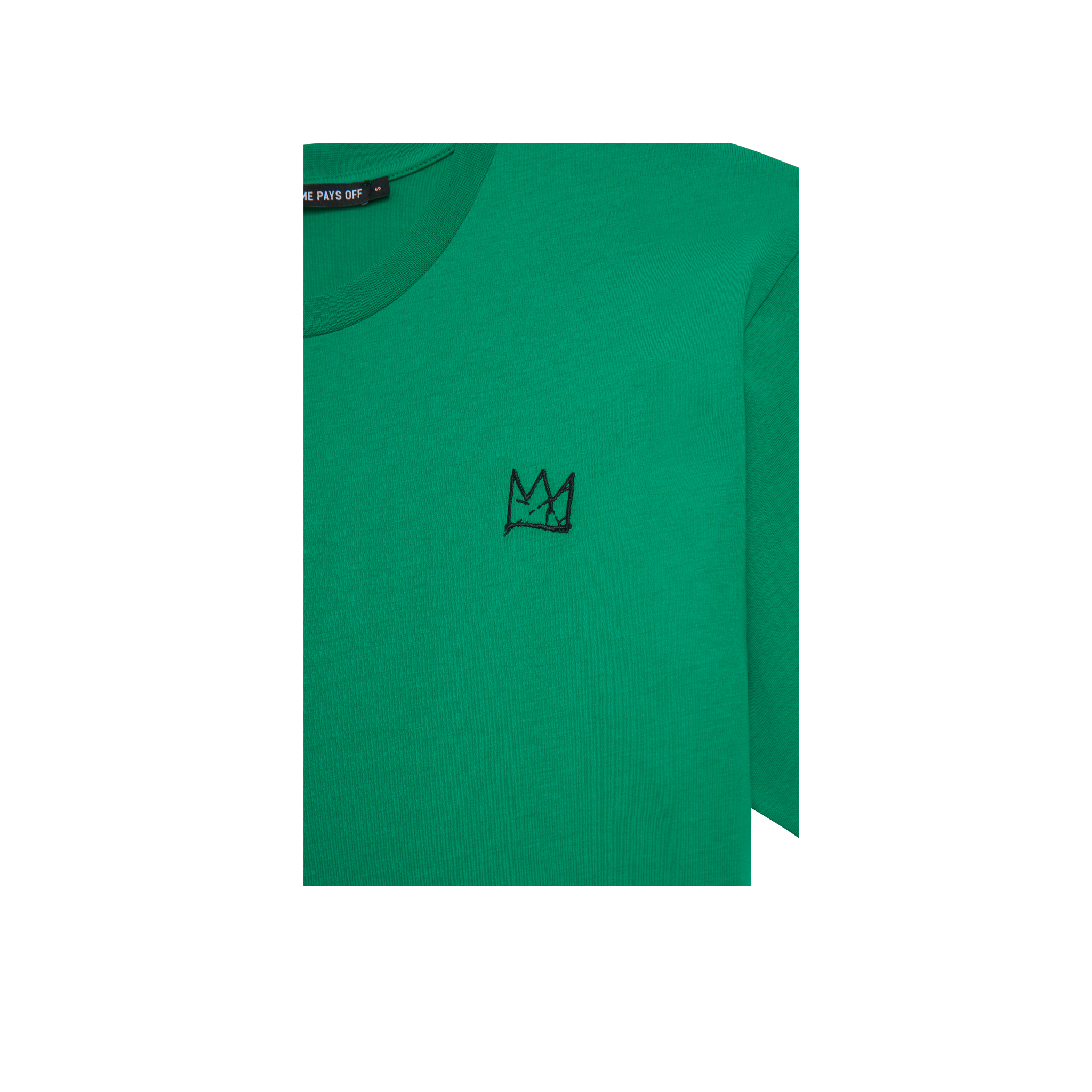 Basquiat “Crown” Embroidered T-Shirt