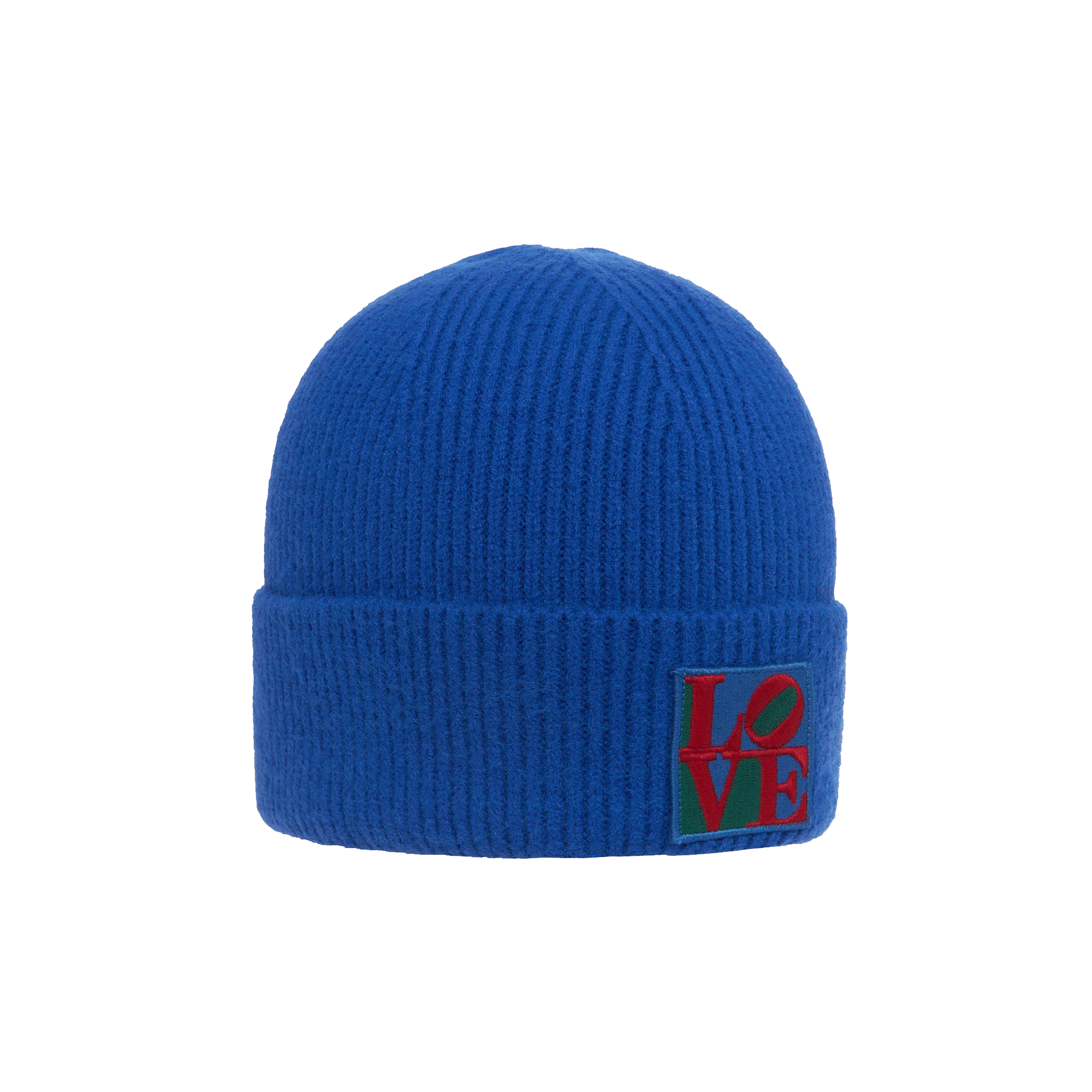 Robert Indiana “Love” Patch Knit Beanie