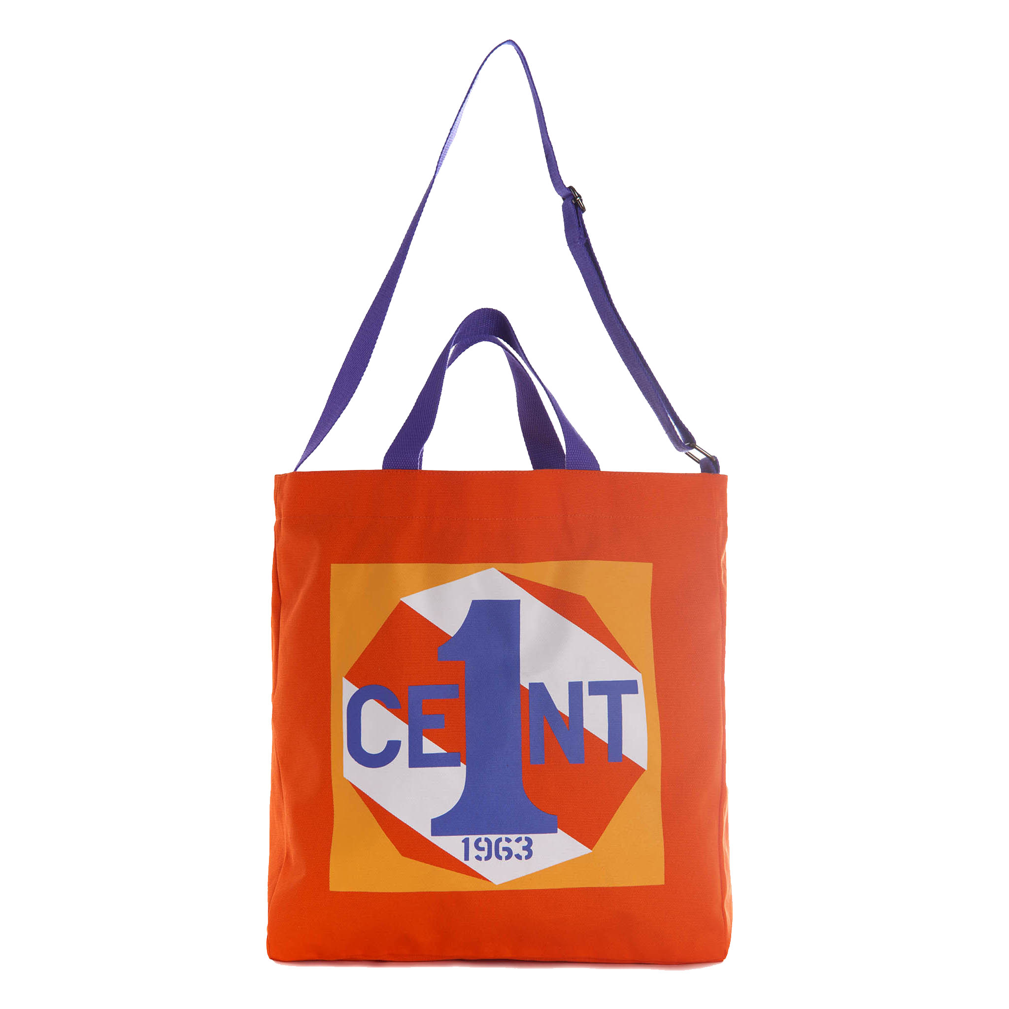 Robert Indiana “New Glory Penny” Crossbody Tote Bag