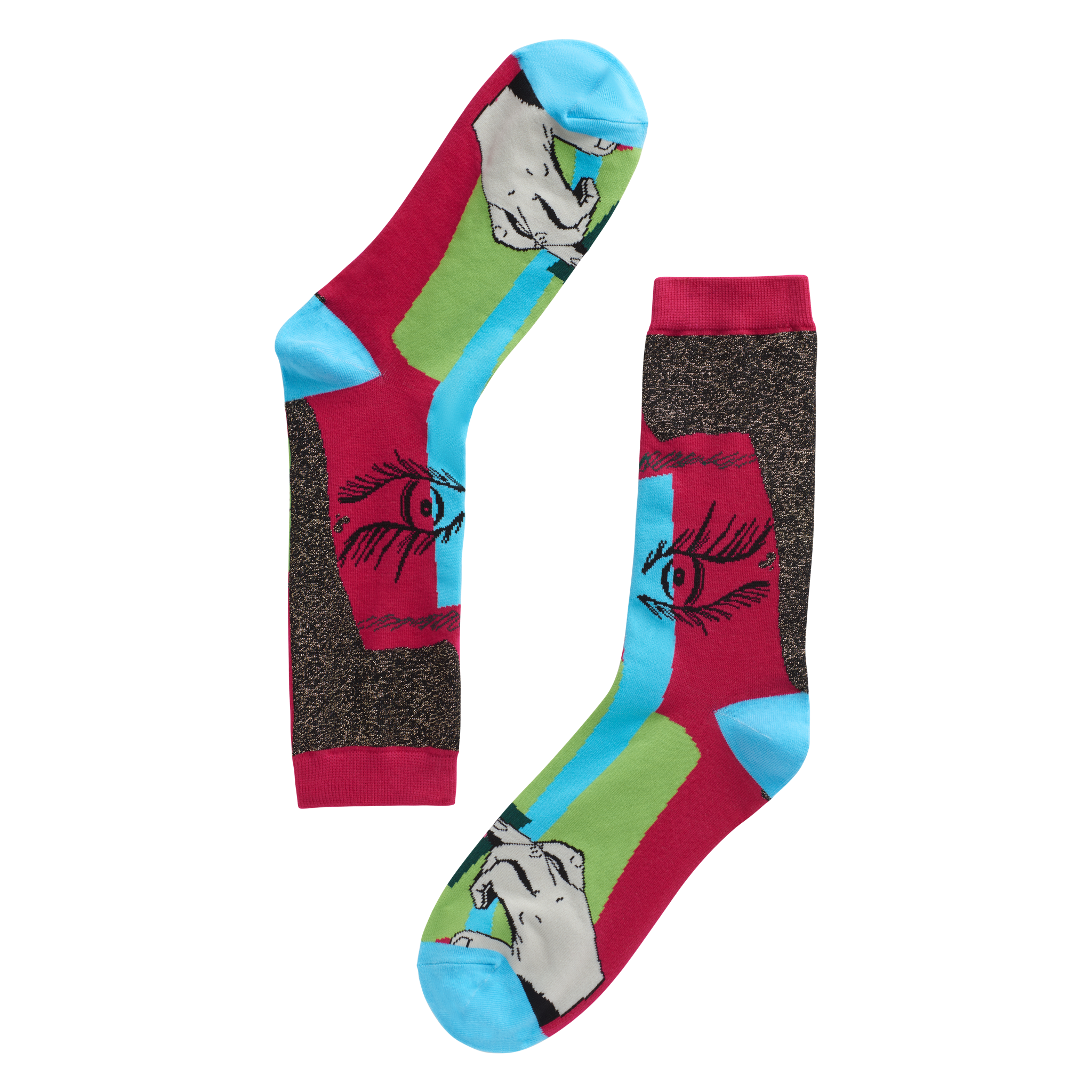 Mickalene Thomas “Untitled #5” Jacquard Knit Socks