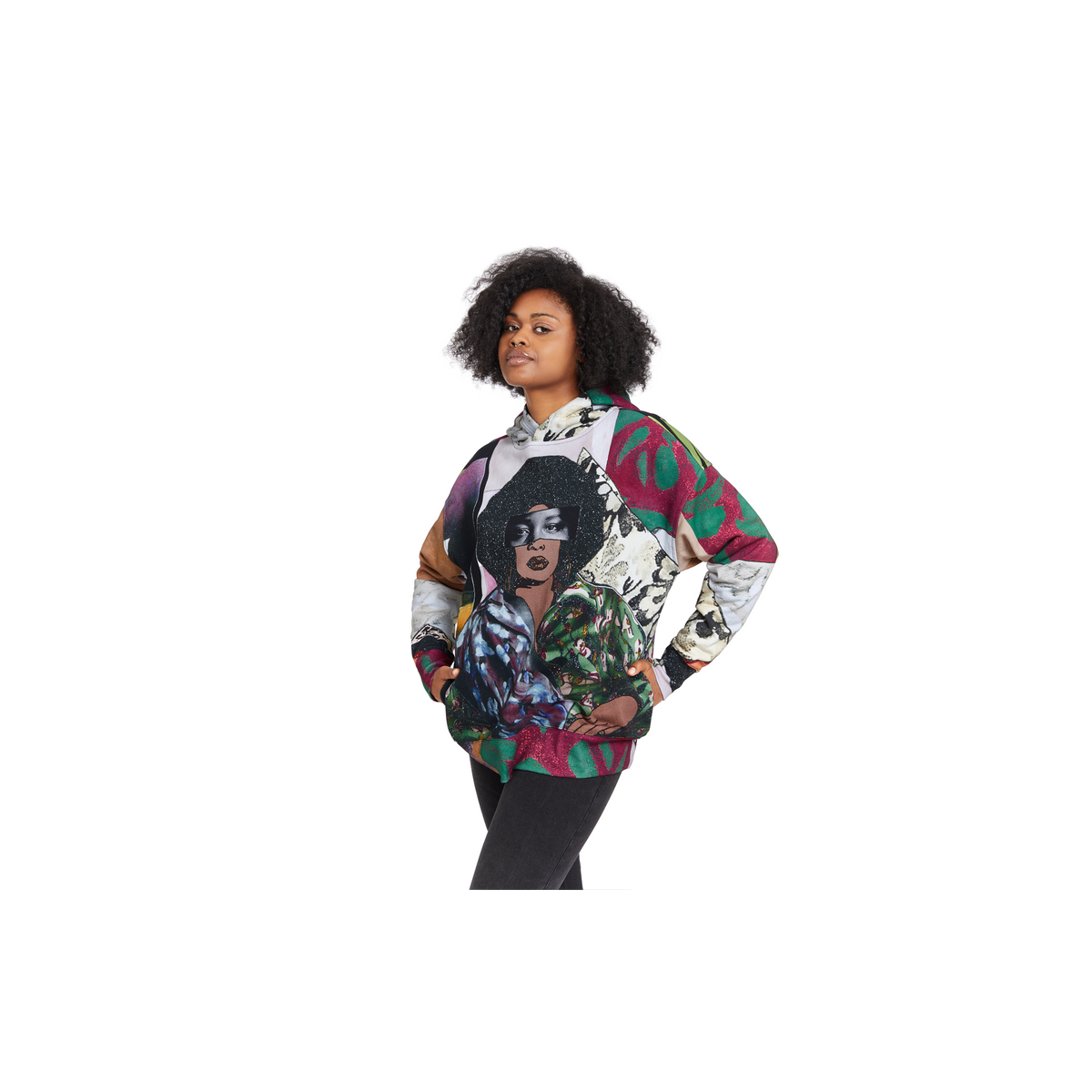 Mickalene Thomas "Afro Goddess" Unisex Hoodie