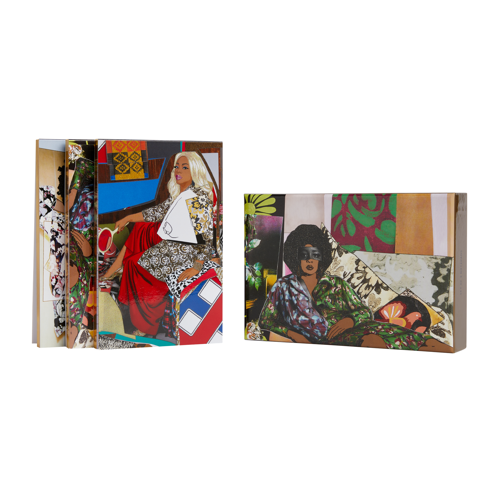 Mickalene Thomas Notepads, Boxed Set of 3