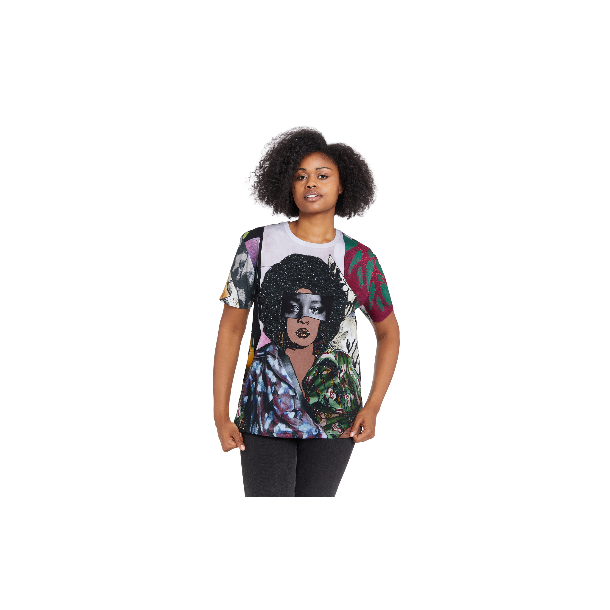 Mickalene Thomas “Afro Goddess” Unisex T-shirt