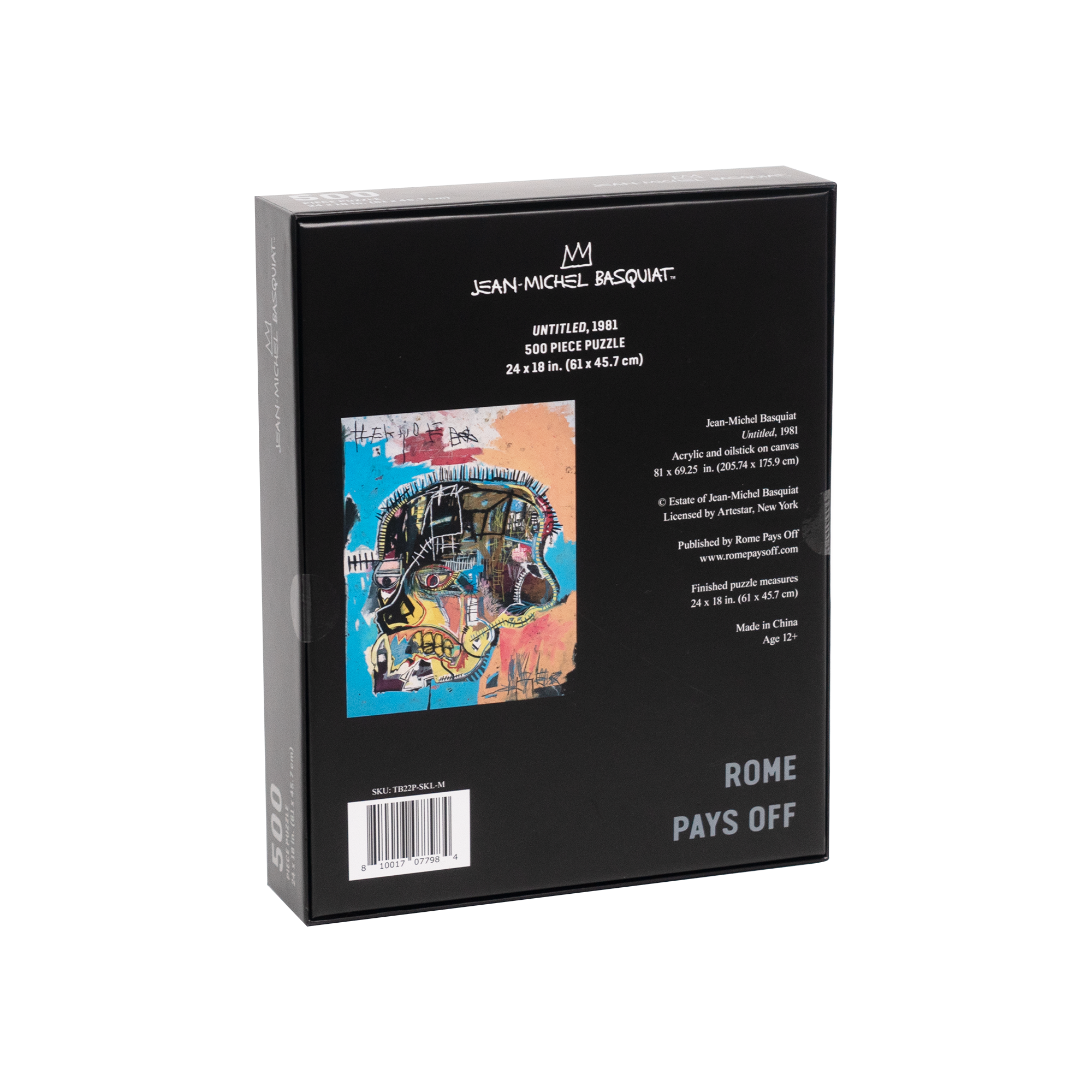 Basquiat “Skull” 500-pc. Jigsaw Puzzle